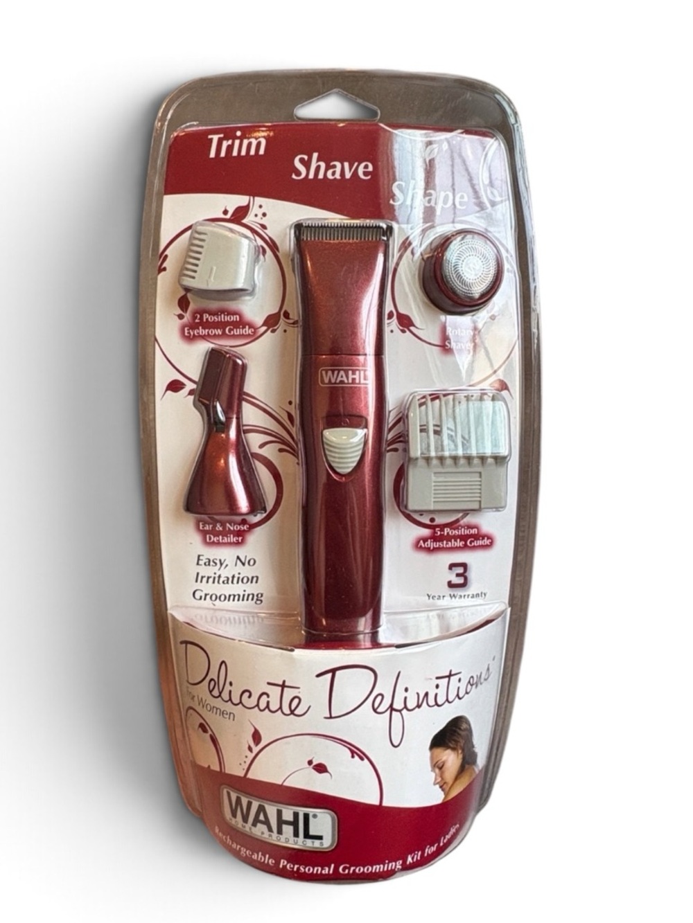 Wahl Pure Confidence Rechargeable Electric Trimmer Shaver & Detailer Women’s NEW